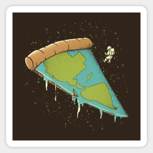 Pizza Earth  by Tobe Fonseca Sticker